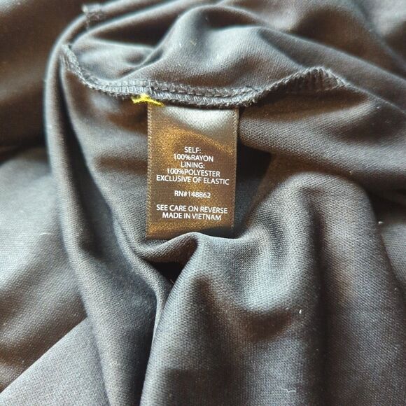 Torrid Maxi Eyelet Strapless Smocked Bodice Dress Womens 3 22/24 Black - Picture 8 of 10